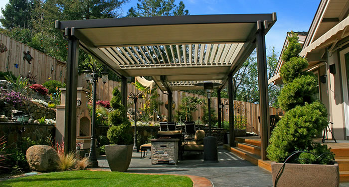 Dallas Louvered Roof, Outdoor Roof Covering